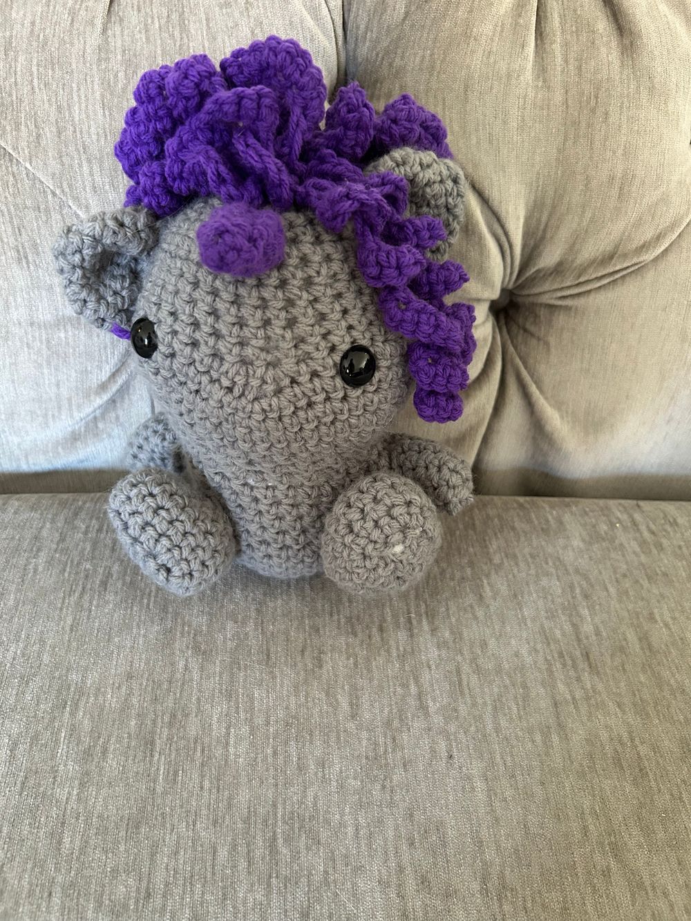 Premade Grey and Purple Unicorn